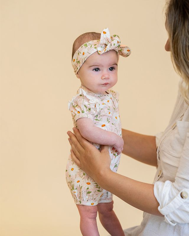 S/S Zipsuit - Tess Print