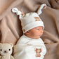 Swaddle & Beanie Set - Teddies
