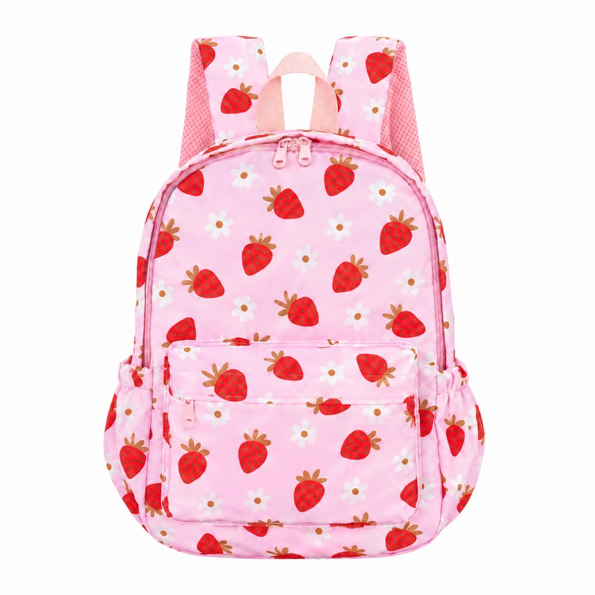 Mini Toddler Daycare Backpack - Strawberry Fields