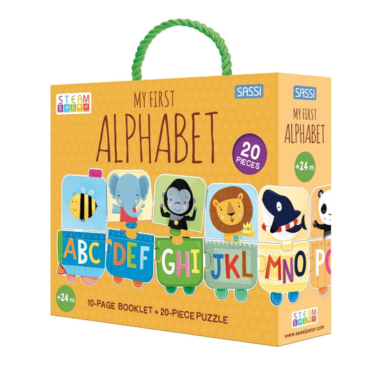 My First Alphabet Steam Puzzle & Book Set