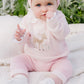 Molly Knitted Leggings - Pink Stripe
