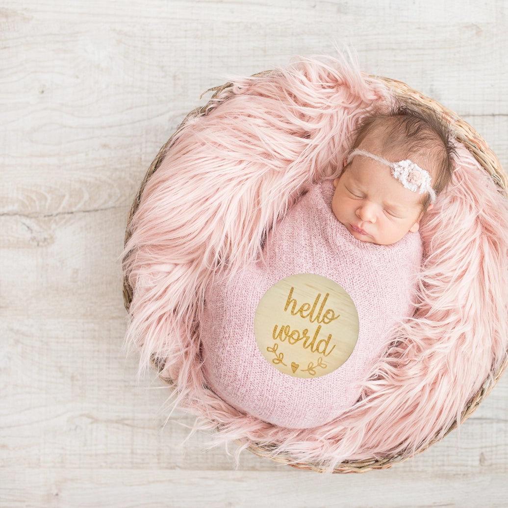 Botanical Wooden Milestones