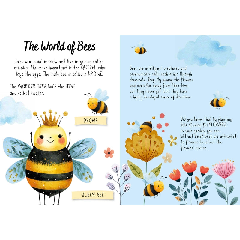 Magic Water Puzzle & Book Set - Bees