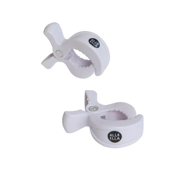 Pram Pegs 2 Pk - White
