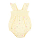 Pia All Over Embroidery Bodysuit - Lemon