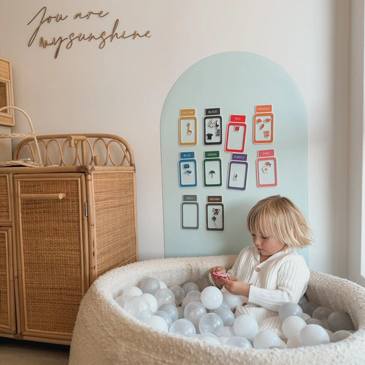 Magnetic Playwall™ | Magnetic Wall Decal For Kids & Playrooms - Sky