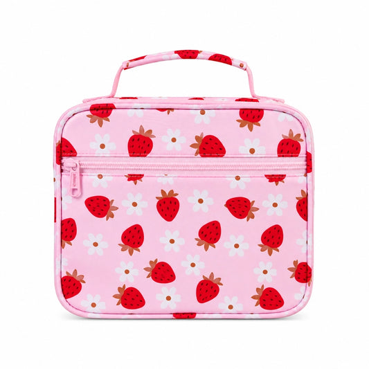 Mini Insulated Lunch Bag - Strawberry Fields