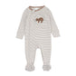 Mateo Stripe L/S Zip Onesie