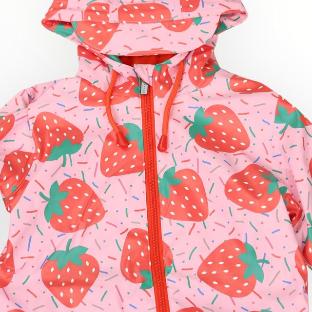 Rainsuit Strawberries & Sprinkles - Pink