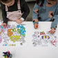 Flower Power Classic Colouring & Doodle Mat