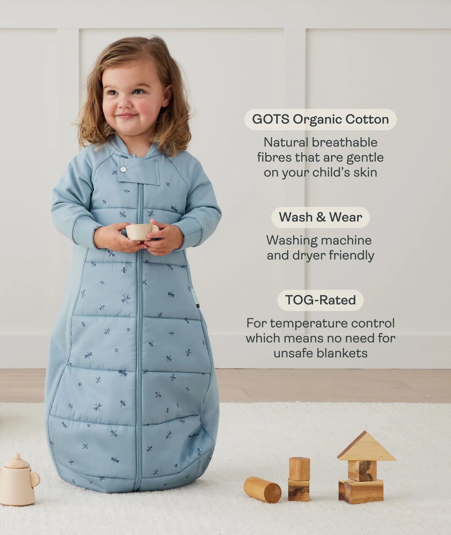 Jersey Sleeping Bag N/S 1.0TOG - Savannah