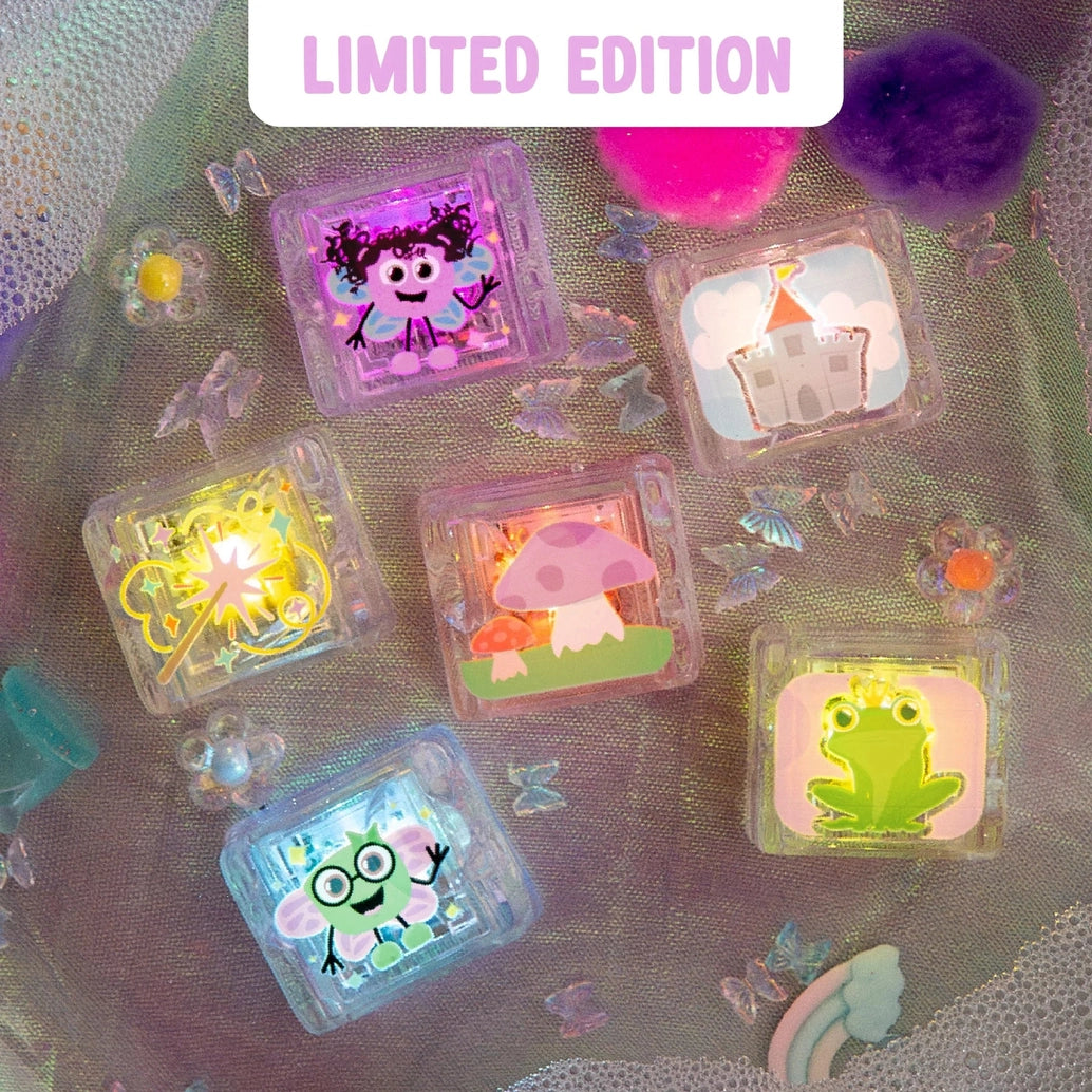 Limited Edition Light-Up Cubes - 6Pkt Fairy Gift Set
