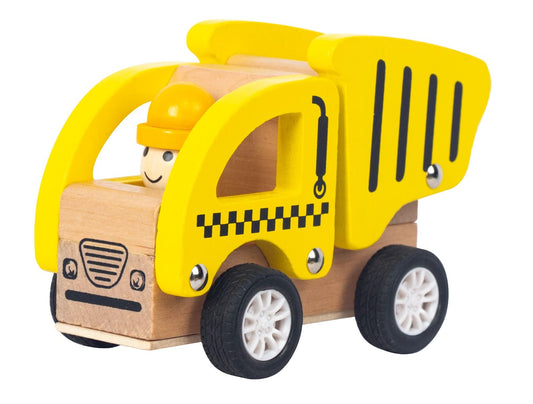 Wooden Pull Back Dump Truck