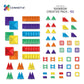 102 Pce Rainbow Creative Pack