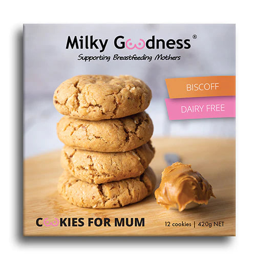 Milky Goodness Biscoff Lactation Cookies (Dairy Free)