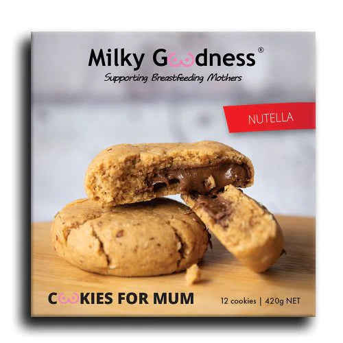 Milky Goodness Nutella Lactation Cookies