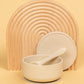 Silicone Suction Bowl w Lid & Spoon - Vanilla
