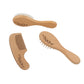 Wooden Baby 3 Pce Brush & Comb Set