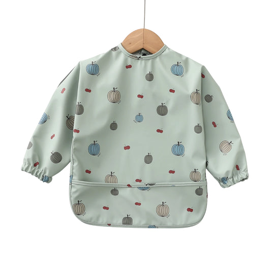 Smock Bib - Green Pumpkin