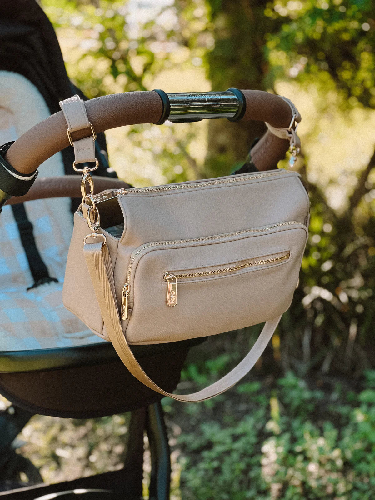 Multitasker Pram Caddy - Oat