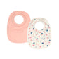 Roll Neck Bib 2pk - Confetti