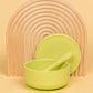 Silicone Suction Bowl w Lid & Spoon - Apple