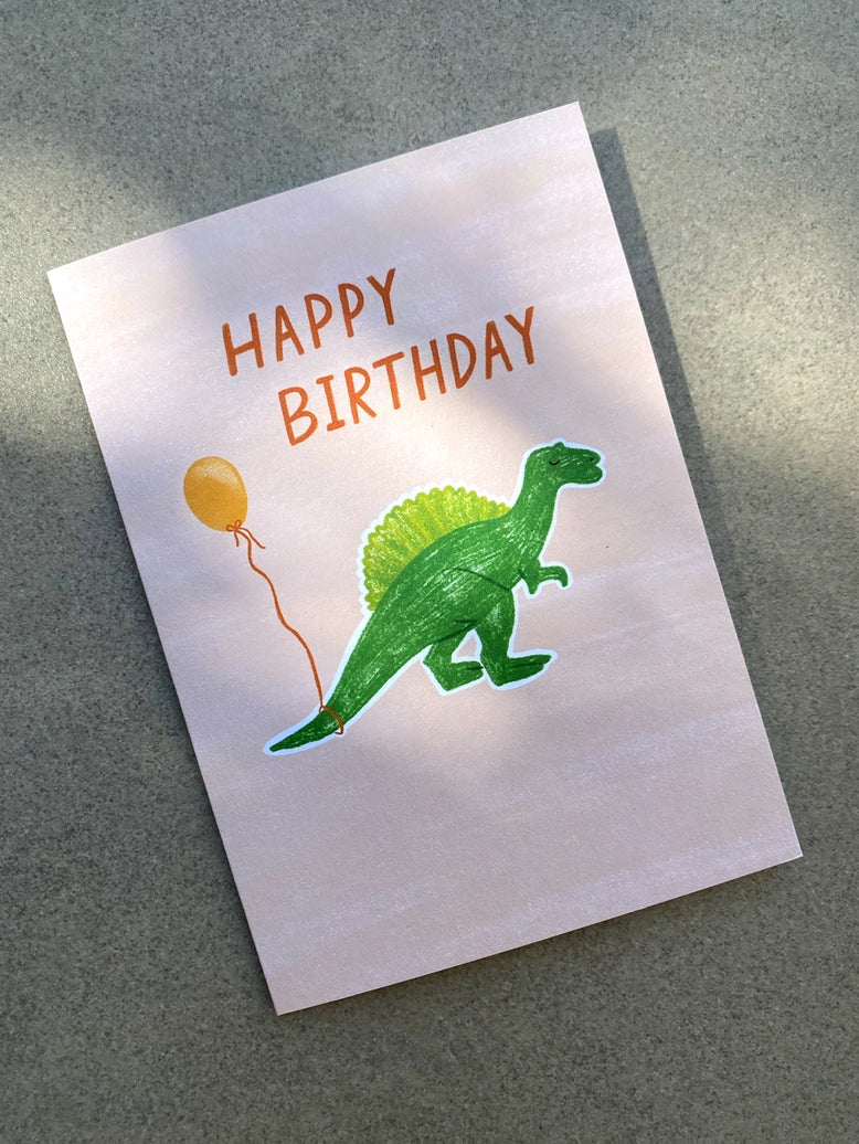 Card - Dinosaur Happy Birthday