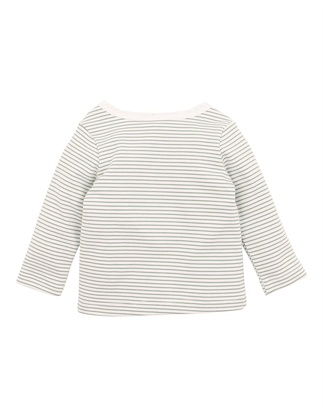 Toby Hedgehog Tee - Sage Stripe