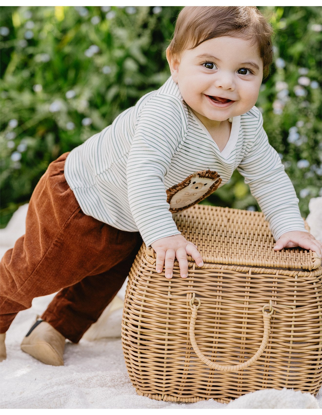 Toby Cord Pull On Pants - Chestnut