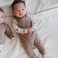 Bailey Knitted Overalls - Chestnut
