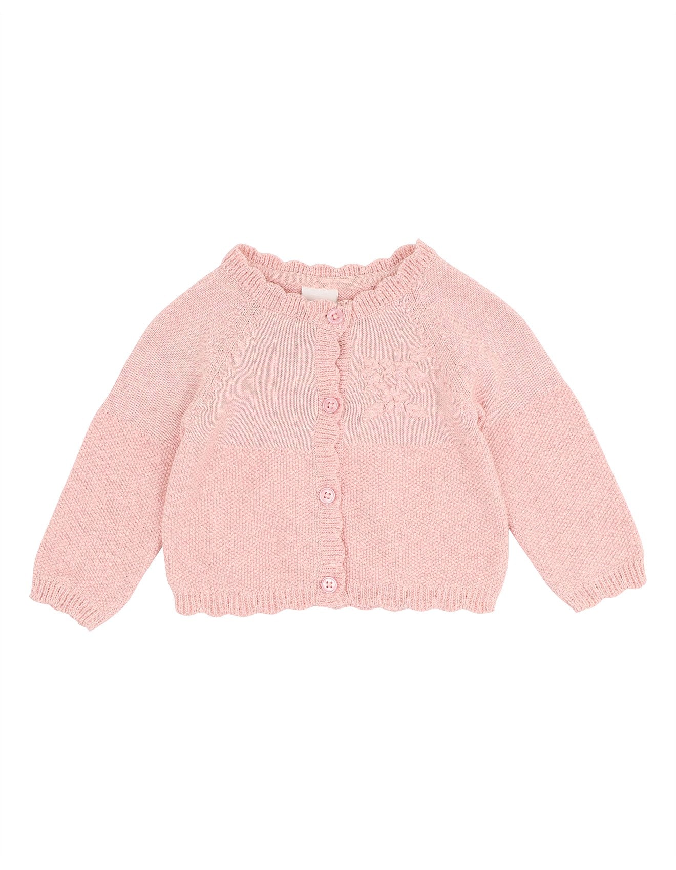 Nancy Cardigan - Pale Pink Marl