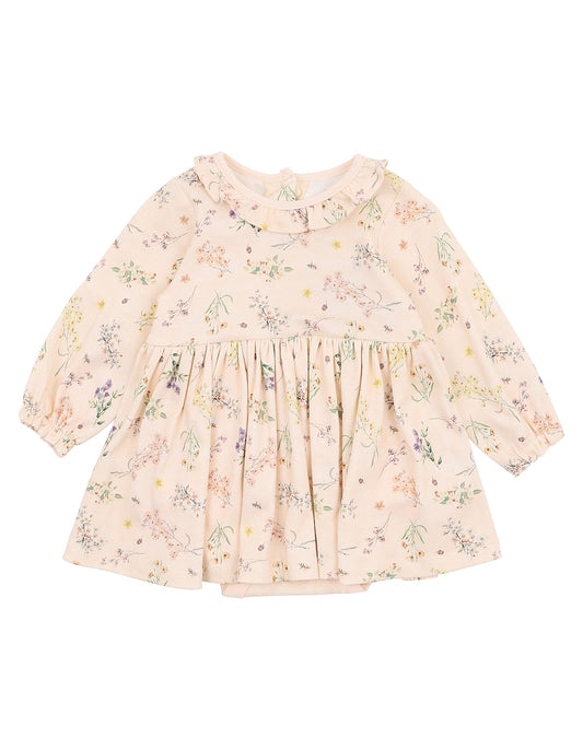Nancy Print  Overlay Dress