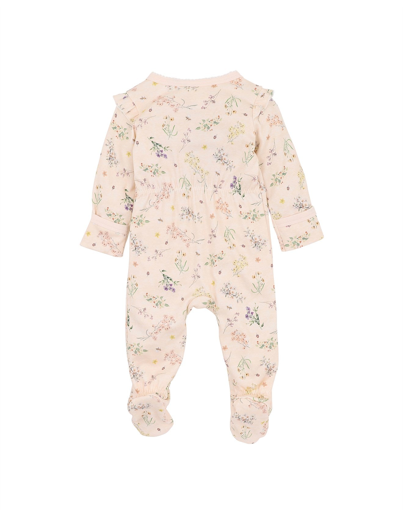 Nancy Print L/S Zip Onesie