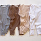 Ribbed Jumpsuit - Caramel