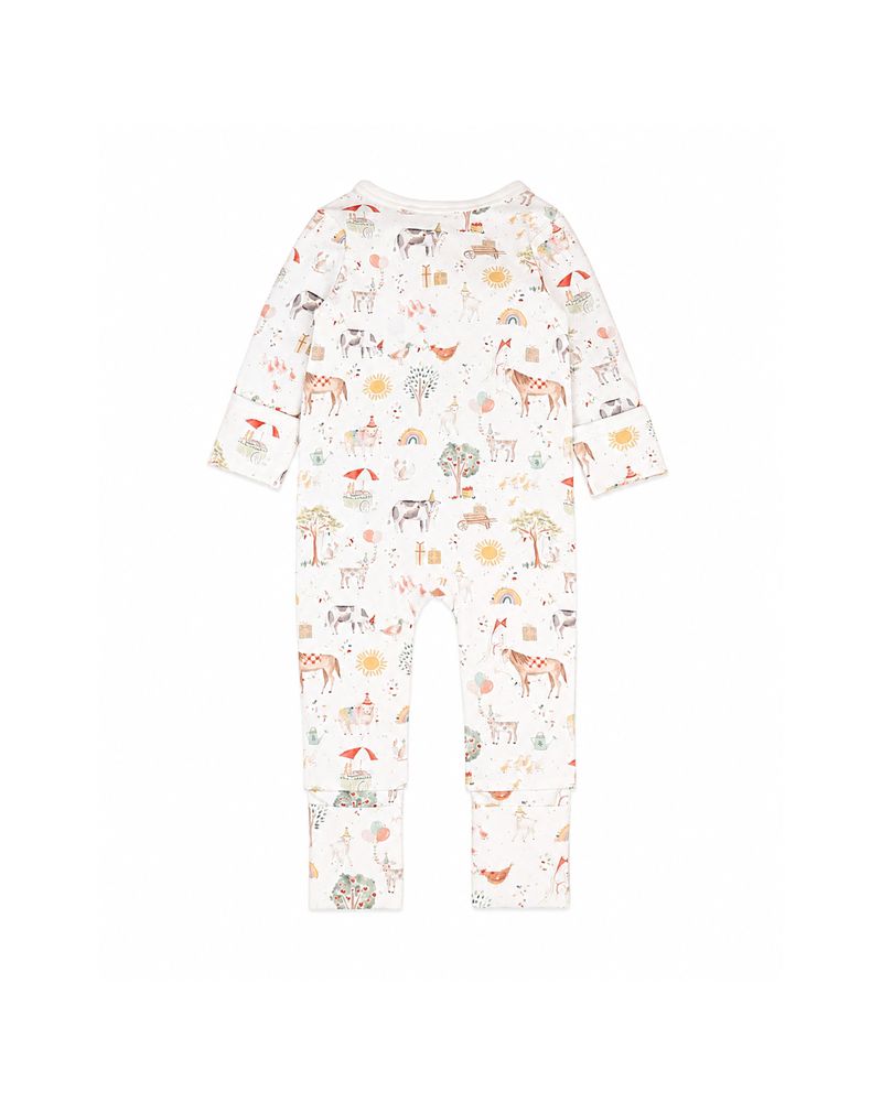 Scout L/S ZipSuit - Scout Print