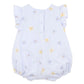 Libby Emb. Butterfly Romper - Pale Blue