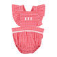 Sundae Bodysuit - Pink/Red Gingham