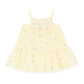 Pia All Over Embroidery Dress - Lemon