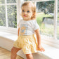 Libby Check Shorts - Yellow check