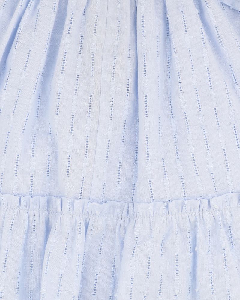 Piccolina Broderie Dress - Cornflower Blue
