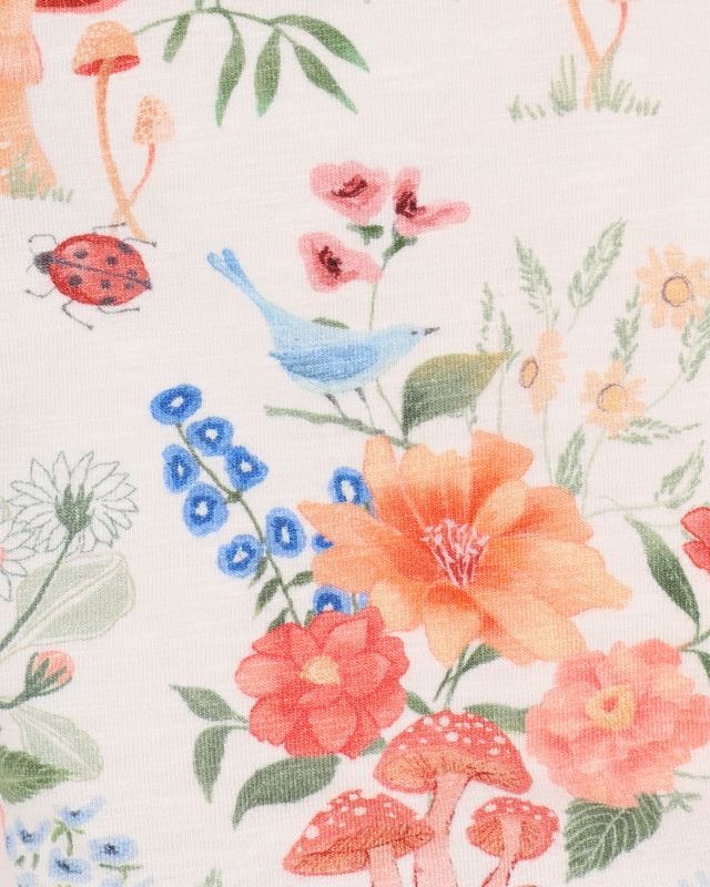 Wild Garden Print Dress