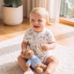 Brady S/S Zip Romper - Brady Print