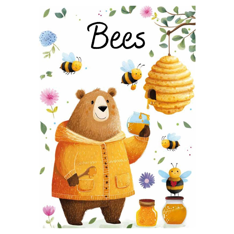 Magic Water Puzzle & Book Set - Bees