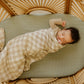 Classic Gingham Muslin Baby Swaddle