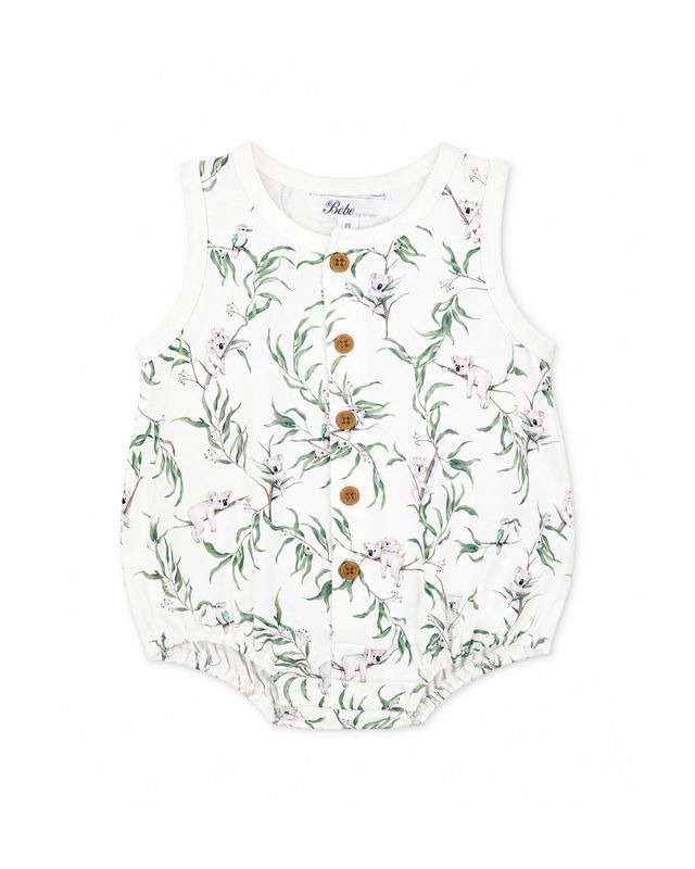 Taylor Koala Button Front Bodysuit