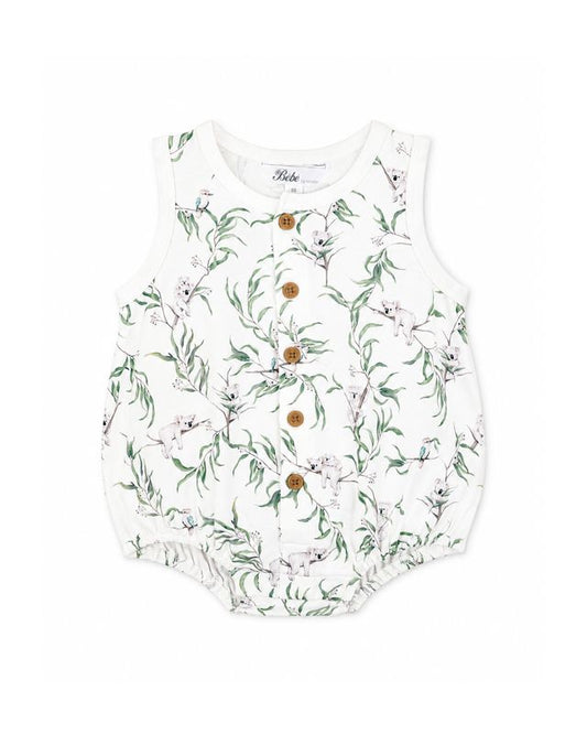 Taylor Koala Button Front Bodysuit