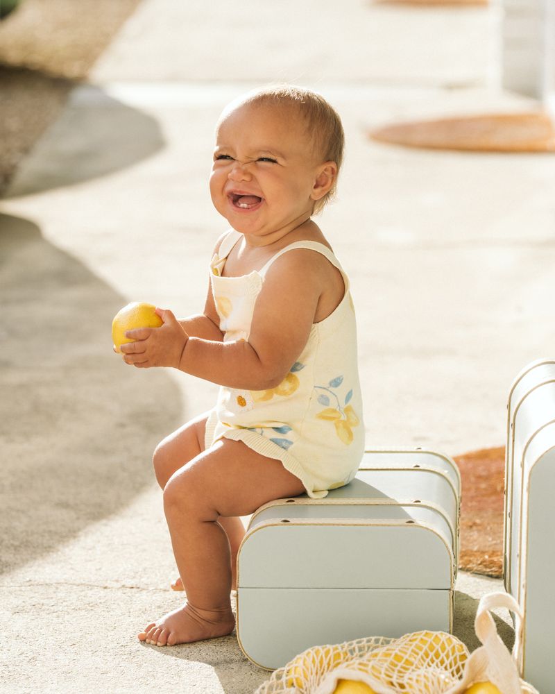 Piccolina Lemon Bodysuit - Lemon Drop