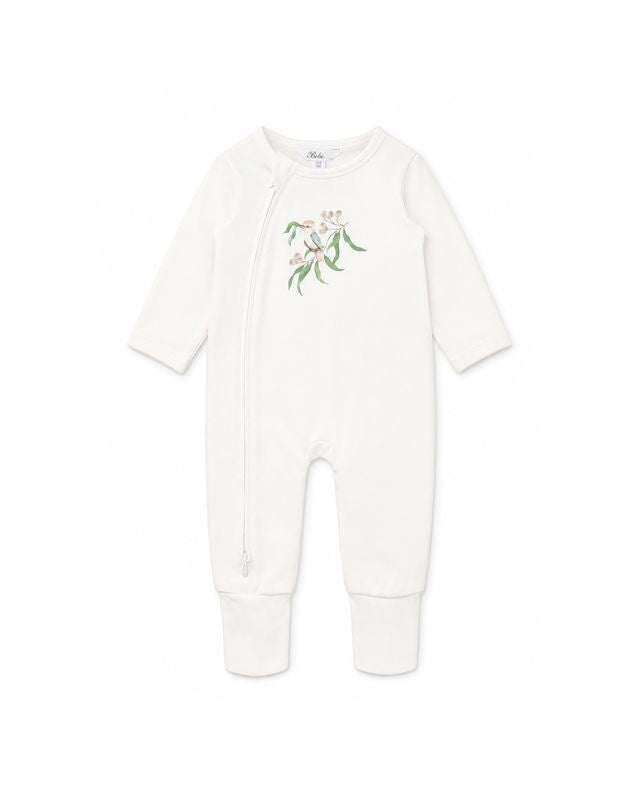 Taylor L/S Kookaburra  Zipsuit - Cloud