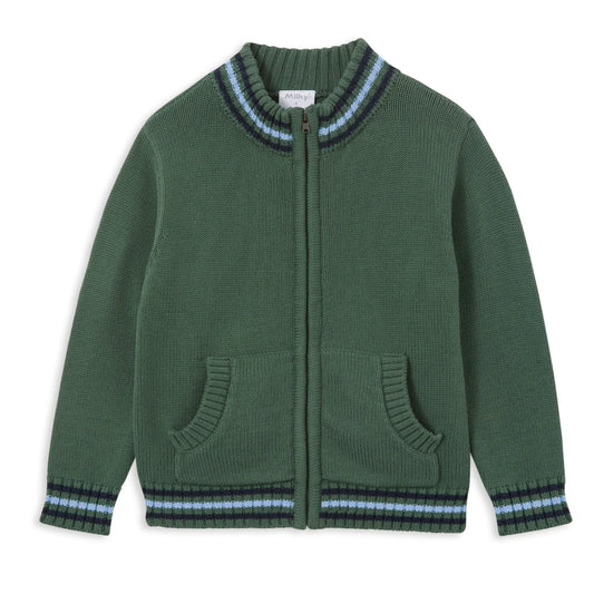 Knit Jacket - Urban Green