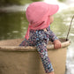 Toshi Swim Onesie L/S - Wattle Dusk